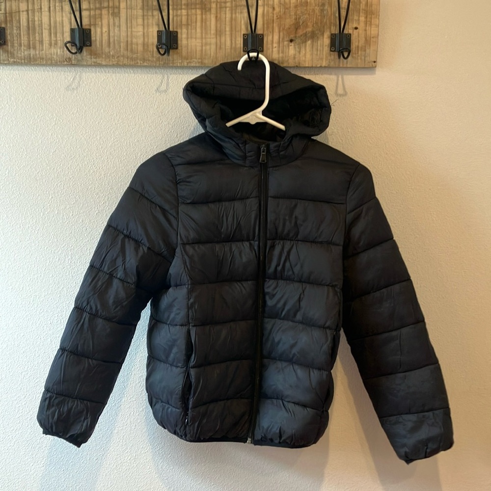 Forever 21 Kids Black Puffer Jacket